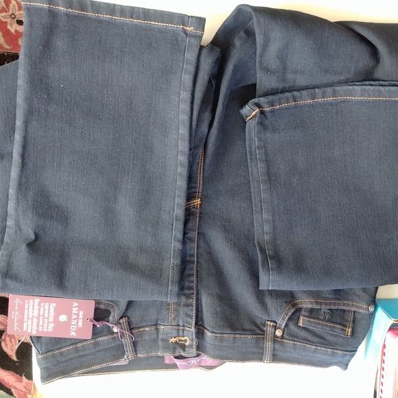 New Gloria Vanderbilt high rise jeans SZ 14 & 16 - Picture 3 of 9